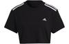 T Shirts Women's Black Crew Neck Moderate Straight Fit HF4166
