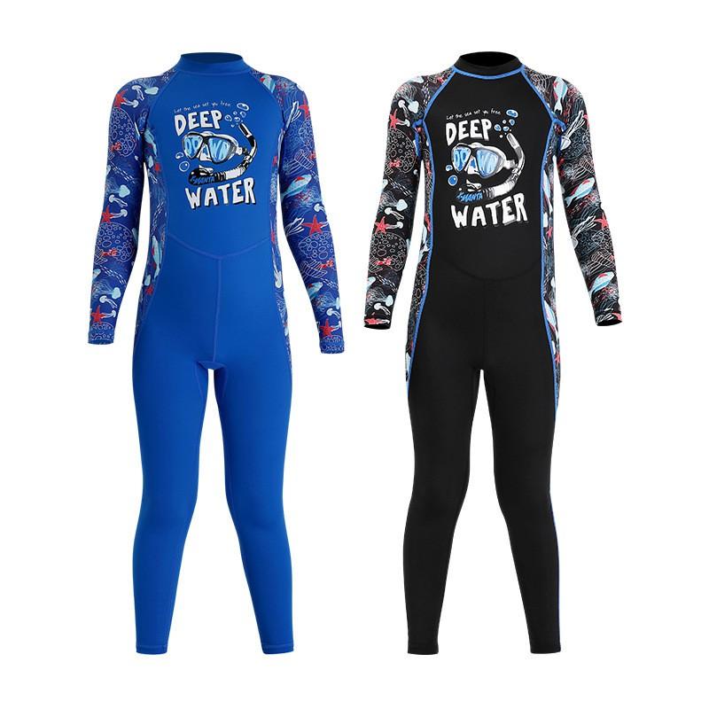 Kinder UV-Schutz Rash Guard Badeanzug Langarm Taucheranzug Jungen Mädchen Schnelltrocknend Schnorcheln Schwimmbad Strand
