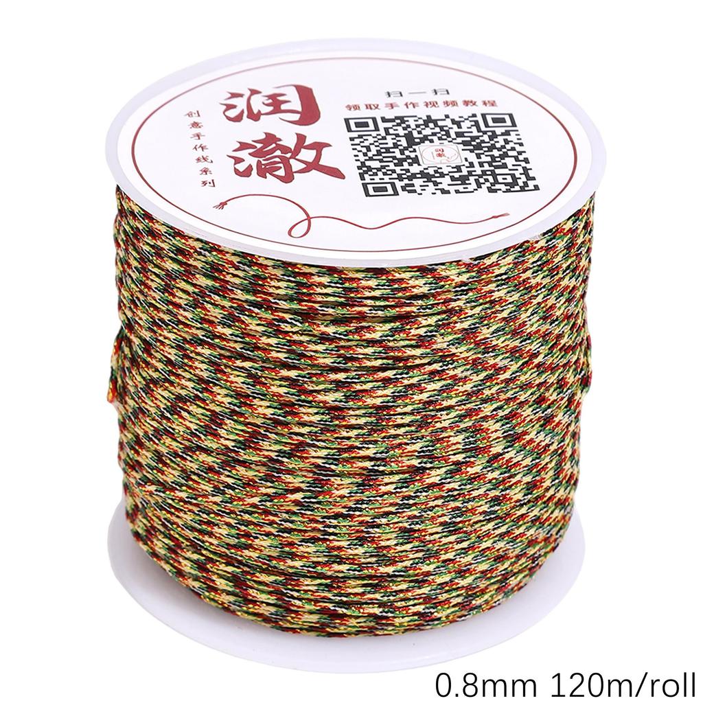 27-120Meter Cotton Cord Nylon Cord Thread String DIY Beading Braided Bracelet Jewelry Making