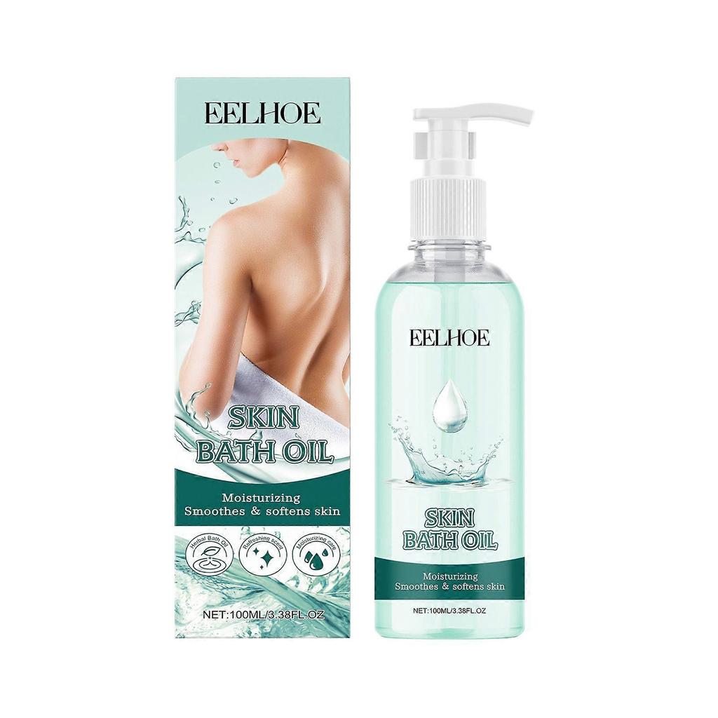 Limited time!!Eelhoe Moisturizing And Smoothing Bath Oil Is A Gentle, Moisturizing, Cleansing And Nourishing Body Skin Bath Lotion