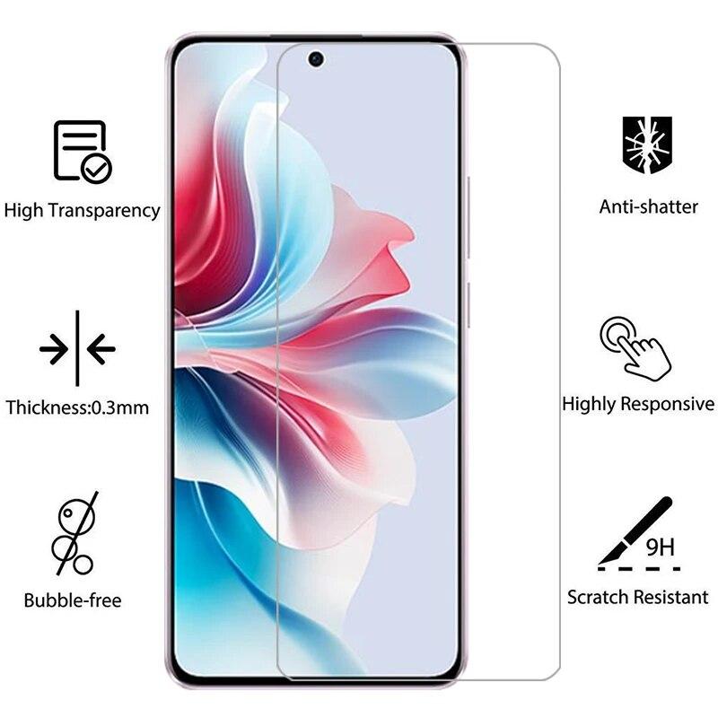 Protective Tempered Glass for Oppo Reno 11f Screen Protector On Reno11 11 F F11 Reno11f 5g Phone Film Glas 9h Opo Opp Oppa Appo