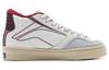 Li Ning 180 Slip Resistant Cushioning Abrasion Resistant Support Low top Skateboard Shoes Men's White Red AECU007-3