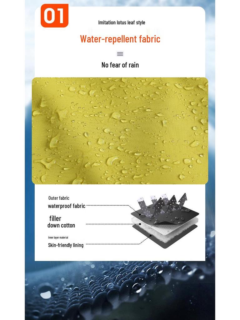 Wasserdichte Graphen-Kapuzen-Skijacke für Herren - Winterkollektion 2025