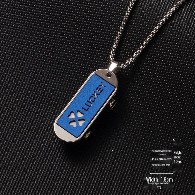 

Унисекс Хип-хоп Стиль Ретро Скутер Нержавеющая сталь и Жемчуг Подвеска Ожерелье