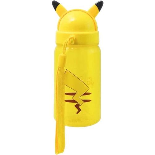Skater Straw Bottle 350ml Die Cut with Straw Water Bottle Pokemon Pikachu PBS3STD-A