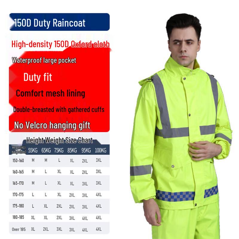 

Maikeyou Reflective Oxford Duty Rain Suit