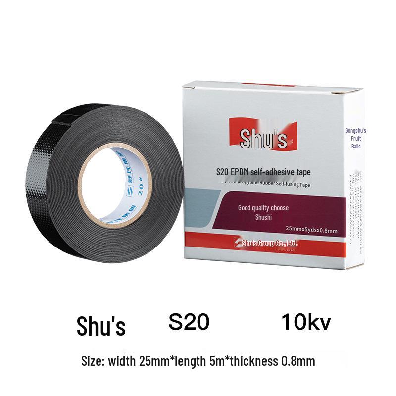 Shu's Waterproof Self-Adhesive Insulating Tape for High-Pressure Electrical Use