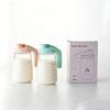 Heat-Resistant Glass Milk Bottle for Home or Portable Use; Microwaveable, Soy Milk, Baby & Breakfast Cup