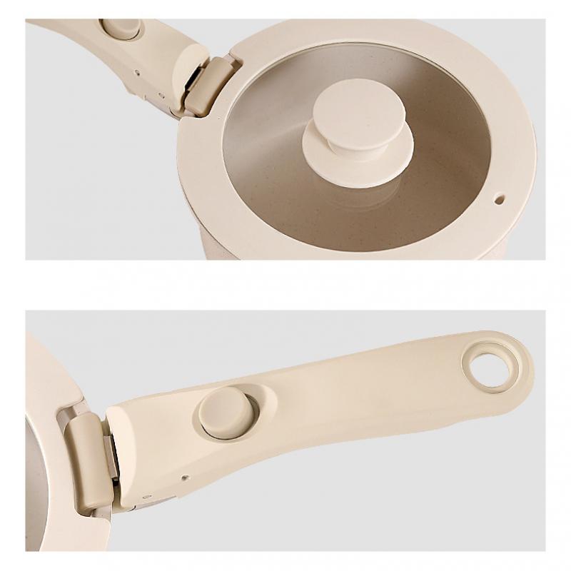 Detachable Handle Cookware Set Granite Coating Nonstick Pots Milk Pan Frying Pan Saucepan Compact Kitchen Set Stackable Storage Induction Stove Pot