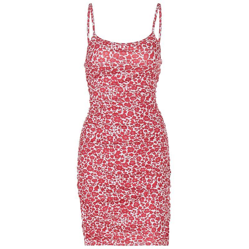 2024 European and American Summer New Slim fit Sexy Gyaru Floral Sling Hip Skirt Foreign Trade Women clothes