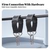 Pull-up Bar Strap with Rubber Pad Anti-Slip Hanging Carabiner for
