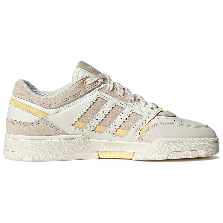Adidas Originals Drop Step Leather Suede Non-Slip Durable Low-Top Skate Shoes Women Sneaker Off-White GW9737
