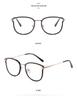 2025 Cat-Eye Metal Sunglasses: Trendy Unisex Large Frame, European & American Street Style (Model 9441)
