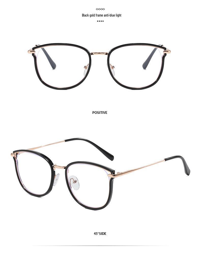 2025 Cat-Eye Metal Sunglasses: Trendy Unisex Large Frame, European & American Street Style (Model 9441)