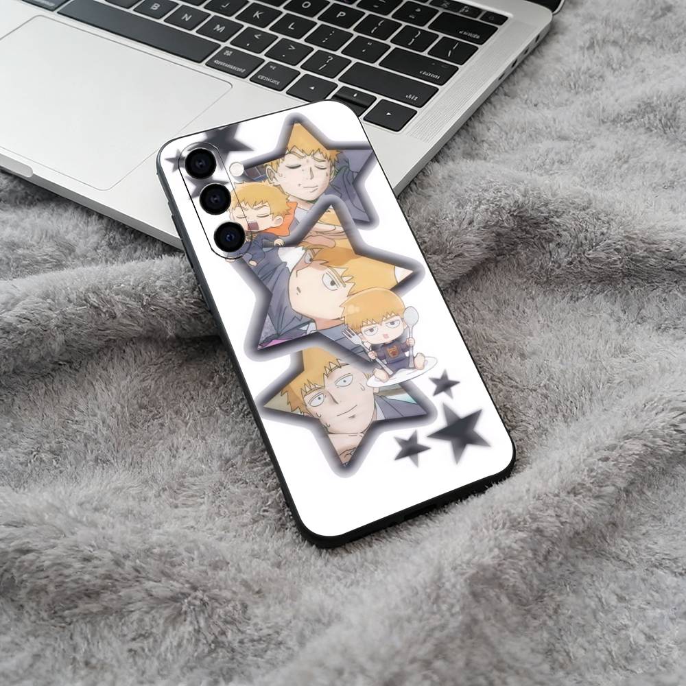 M-Mob -Psycho -100 Black Soft Silicone Phone Case for Samsung Galaxy A73, A71, A72, A70, A53, A52, A51