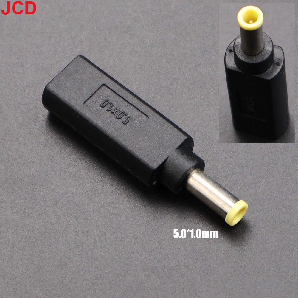 1P USB Type-C Female To DC 7.4x5.0 4.5x3.0 5.5x2.5 5.5x2.1 Male Plug Power Connector Laptop Adapter Converter For Lenovo HP Dell