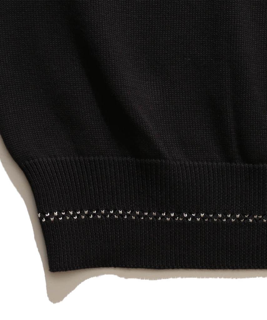 Deoneodijeu Edge Short Sleeve Knit - Black / Nstskt01Black