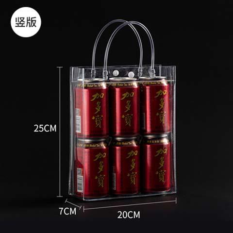 12pcs StoBag Clear PVC Gift Bags With Handles For Small Gifts Party Favor Candy Cake Cookie Packaging And Retail Display