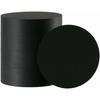 Paper Coasters, Plain Black, Round, 1mm, 100 Pieces