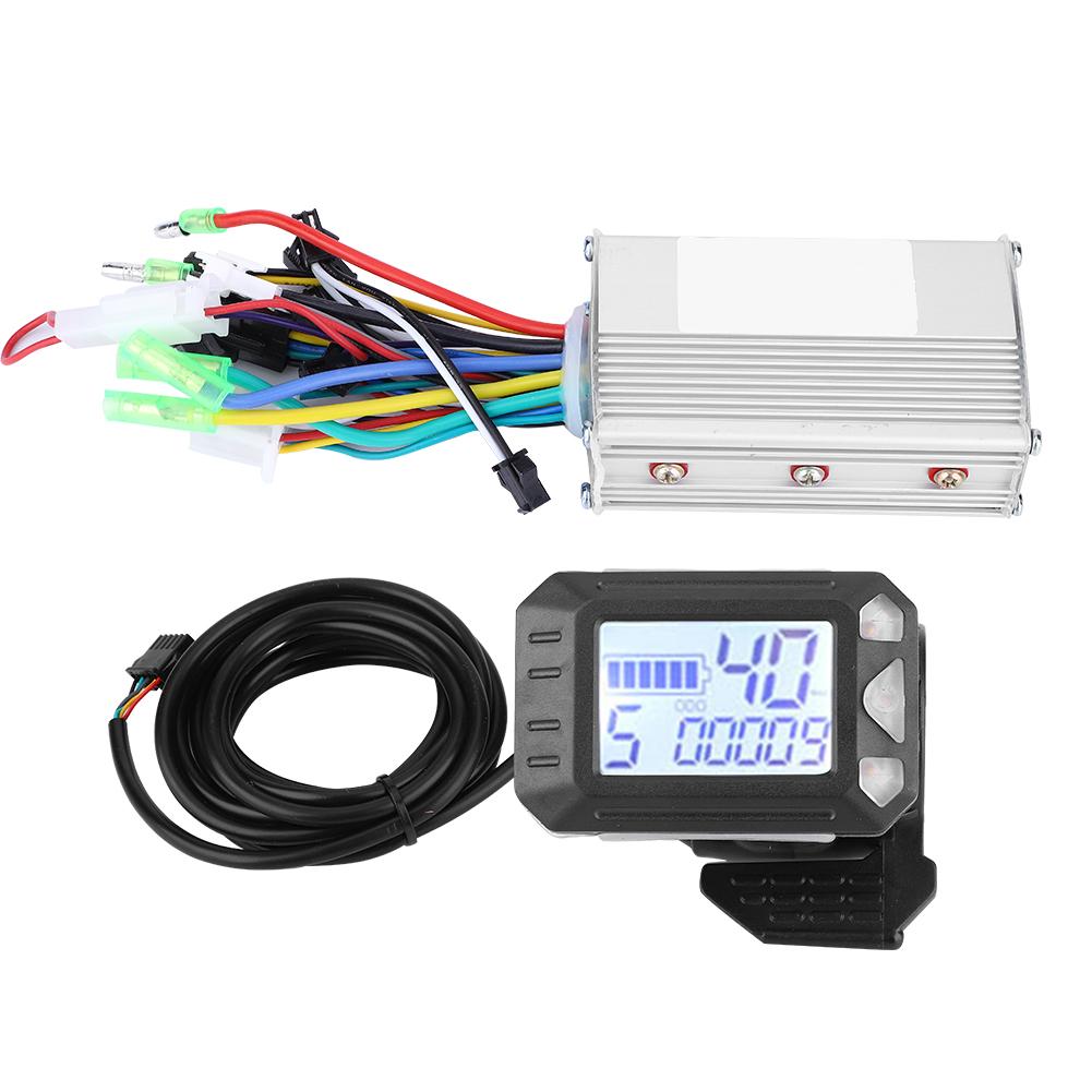 Waterproof LCD Display Panel Electric Bicycle E Bike Scooter Brushless Controller Kit(350W36V )