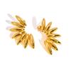 Exaggerated Geometric Stud Earrings Smooth 18K Gold Plated Stainless Steel Earrings for Women Creative Popular Party Jewelry