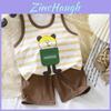 Baby Summer Cotton Sleeveless Shorts Set With Cartoon Prints For Toddler Boys And Girls