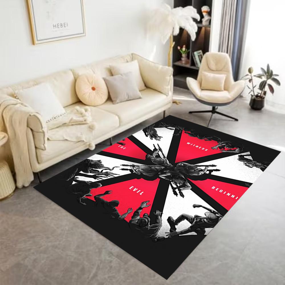 Resident Evil: Regenschirm Belagerung Teppich Geeignet für Dekorieren Zimmer Spielzimmer Wohnheim Outdoor Antirutsch Teppich Anime Büro Dekor