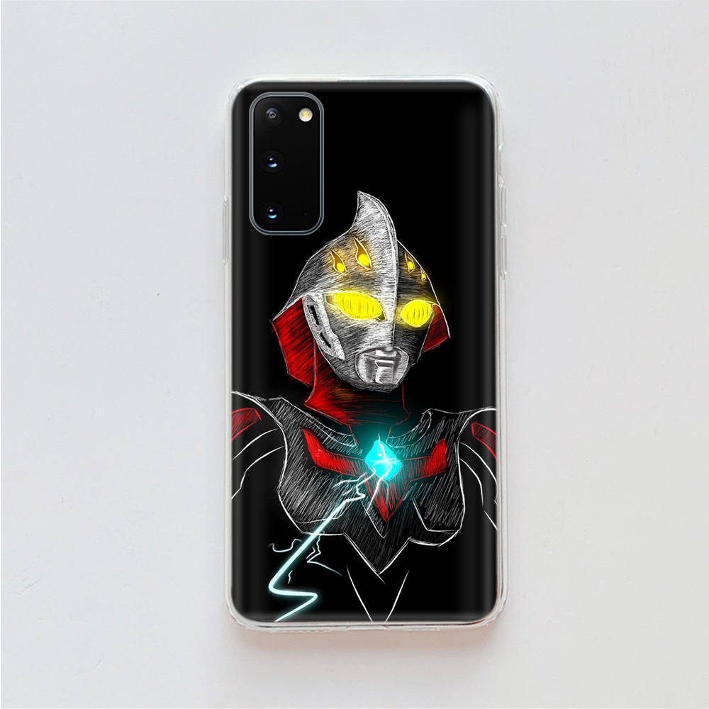 AD91 Ultraman Clear Case for Samsung A04 A14 A23 A34 A54 M23 M33 M52 M53 Realme 10 9 C30S C35 C55 VIVO Y02 Y21 Y33S Y51 X80 V25 Cover