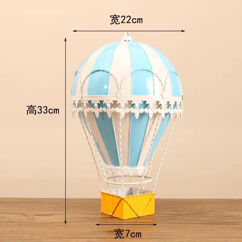 Moderní model horkovzdušného balonu ze železa Evropa Nástěnné ozdoby Kouzlo Umělecká dekorace Dětský pokoj Turecko Balónky Domácí dekorace