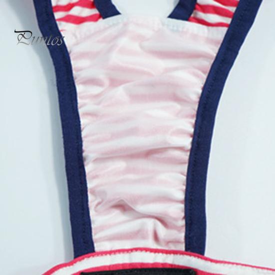 Dog Menstrual Pants Female Dog Sanitary Pants Dog Period Panties Breathable Stripe Pattern Prevents Soiling Harassment Female Dog Diaper Briefs for