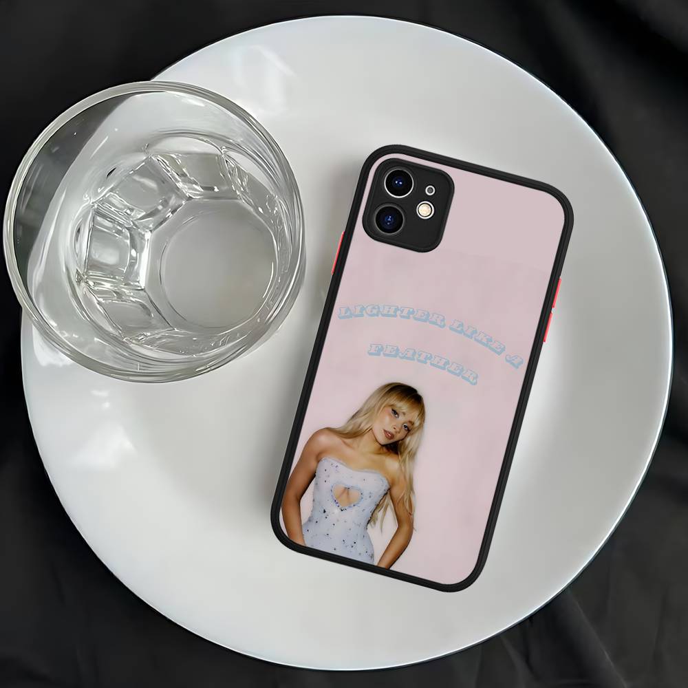 Singer S-Sabrina C-Carpenter For IPhone 16 13 15 11 12 14 Pro Max 15 16 Plus X XS MAX Matte Phone Cover