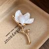 Zinc Zinc Alloy Magnolia Flower Brooch Orchid Flowers Banquet Clothes Metal Pin  Clothes Accessories