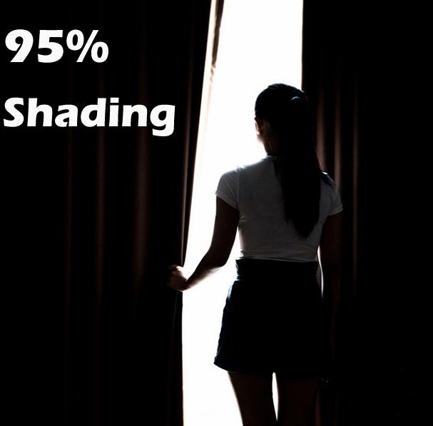 Thermal Insulated Grommet Blackout Curtain Toilet Curtain Room Curtain Gray Curtain Simple Curtain