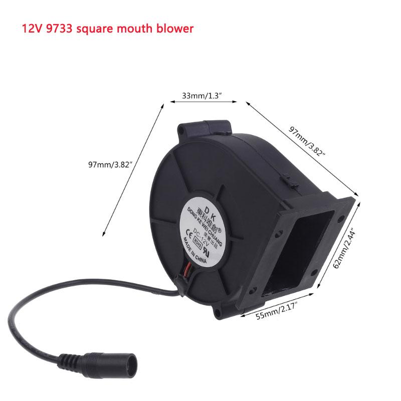 BBQ Air Blower Portable BBQ Fan Air Blower Handheld Barbecue Fan US/EU Plug