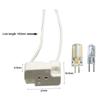 High Quality Wire Connector Lamp Holder G4/G5.3/G9 G4 Socket Plug Bulb Base Ceramic Head 10cm Lamp Socket for Halogen lamp