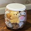 Doll Storage Bucket Toy Storage Stool Transparent Organiz Tube Multi-purpose Large Capacity with Handle Sitt Chang Shoes Stool