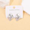 Star retro stud earrings niche shell acrylic gold-plated stud earrings sweet wind ladies earrings set