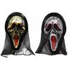 1Pcs Ghost Festival Makeup Party Horror Scary Skull Antique Full Face Scream Headmask Halloween Retro Mask Skeleton Ghost Masks