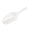 Transparenter Eiswürfelbehälter-Schöpfer Mini Runde/Eckige Öffnung Küchen-Utility-Schaufel Bar-Zubehör Ergonomischer Griff Lebensmittel-Schaufeln