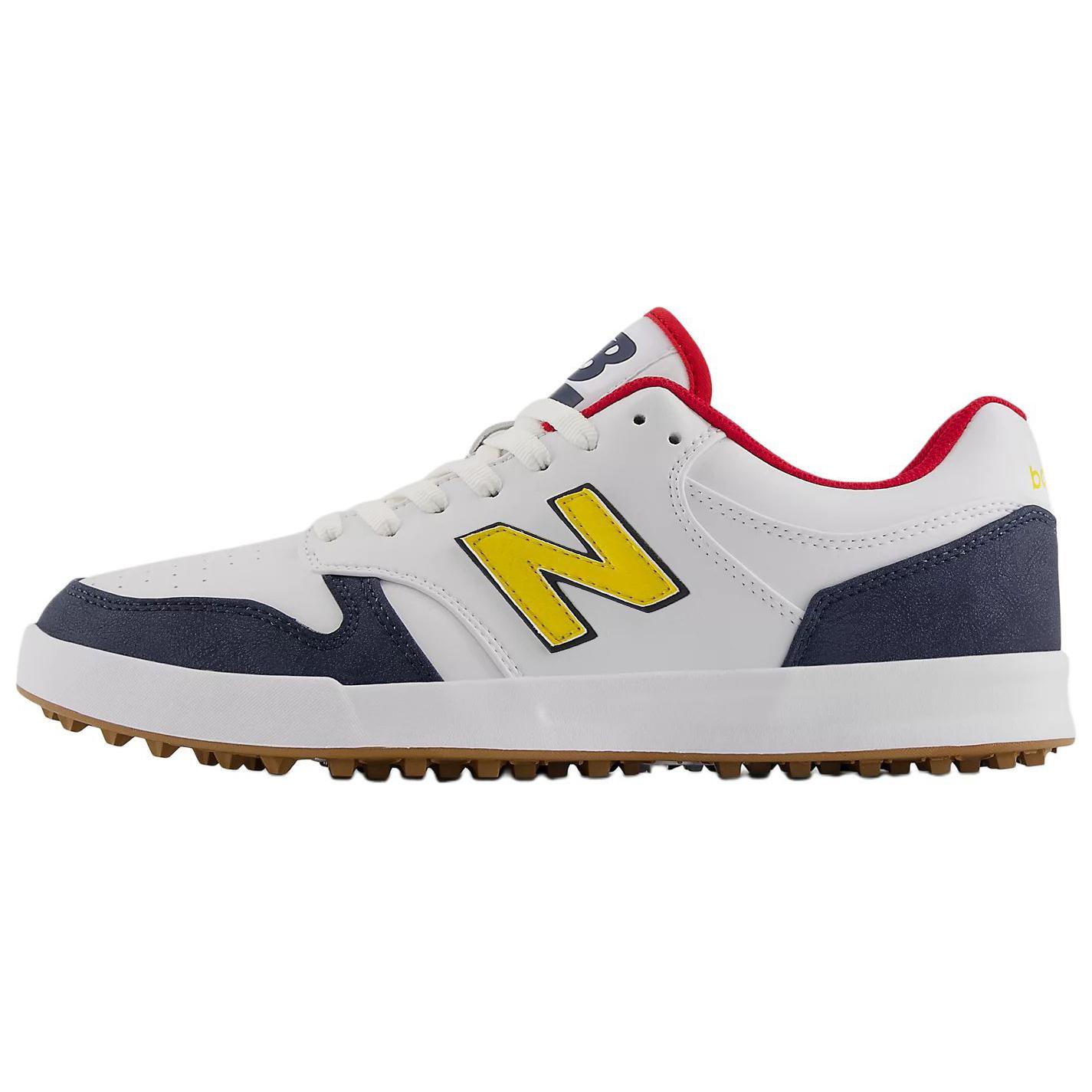 

New Balance 480 Бесшипованные Гольф Белый Желтый Темно-синий Мужские Кроссовки MG480WY 42