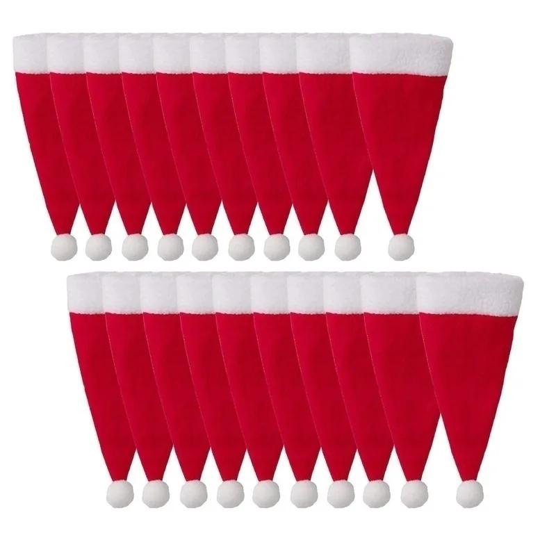 5/10pcs Christmas Decorations Kitchen Tableware Fork Knife Cutlery Holder Bag Pocket Xmas Spoon Bags Dinner Table Decor Ornament