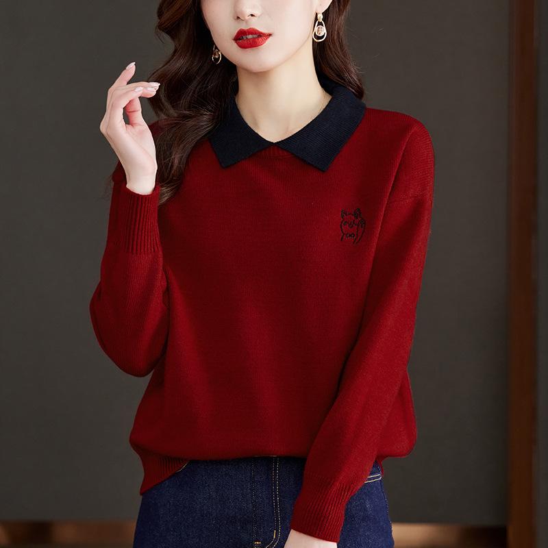 High-end and Beautiful Sweater for Women In Autumn and Winter Updated Style Knitted Base Top Top