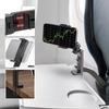 Portable Foldable Airplane Phone Holder Handfree Travel Tablet Bracket 360 Rotation Multifunction Tablet Mount Seat