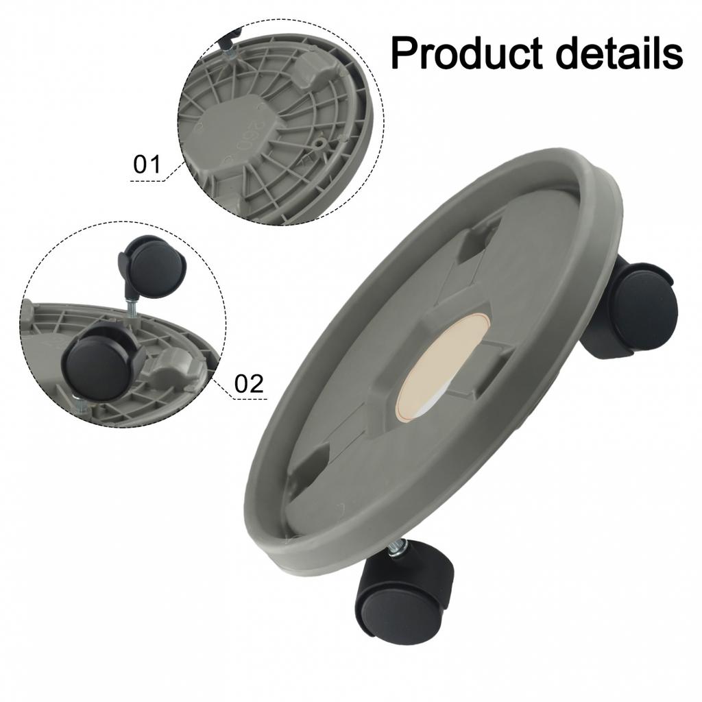 Fitment Plant Support Roller Wheels Maneuverability Pieces