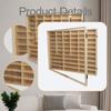 Wooden Toy Car Display Dustproof Toy Shelf Case Protection Organizing Showcase Protection Multifunctional Shelf