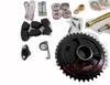 Fits For Royal Enfield Front Rear Half Width Wheel Rim + Brake Complete Set
