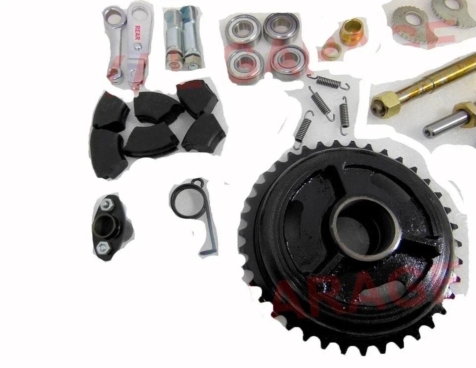 Fits For Royal Enfield Front Rear Half Width Wheel Rim + Brake Complete Set