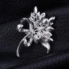 Elegant And Exquisite Crystal Brooch Fashion Luxury Diamond-Encrusted Brooch Women'S Clothes Accessories High-End Brooch
