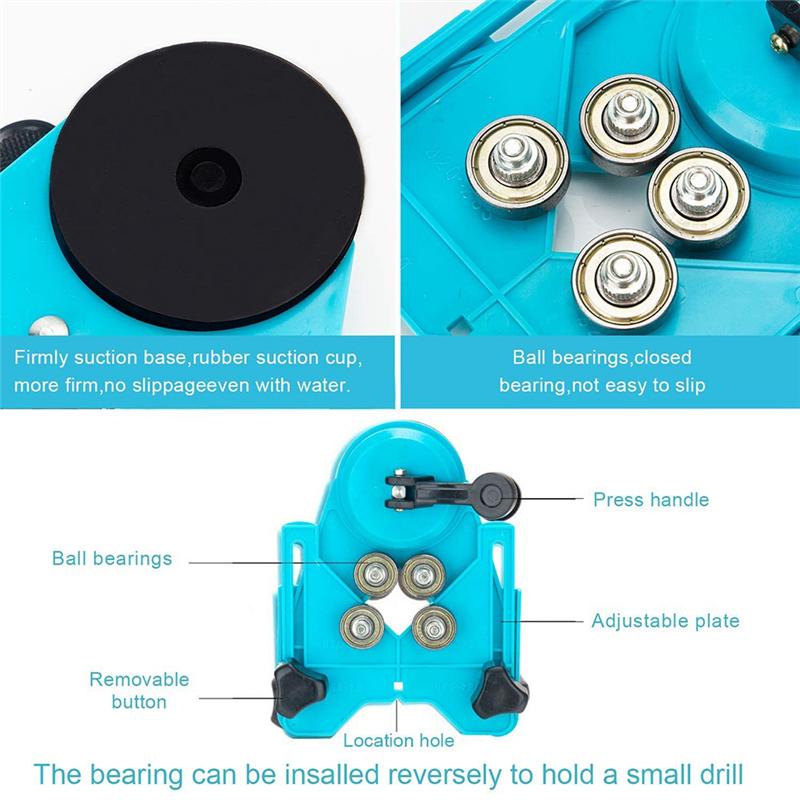 A96I-Diamond Drill Bit Tile Hole Saw Set 16 PCS Hole Core Drill Hole Saw Kit Drill Bits Set For Tile, , Glass, Marble