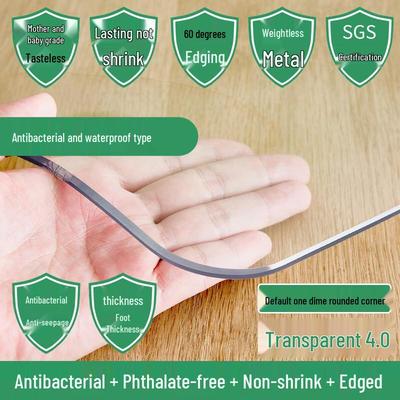 Transparent PVC Table Protector Mat